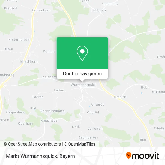 Markt Wurmannsquick Karte