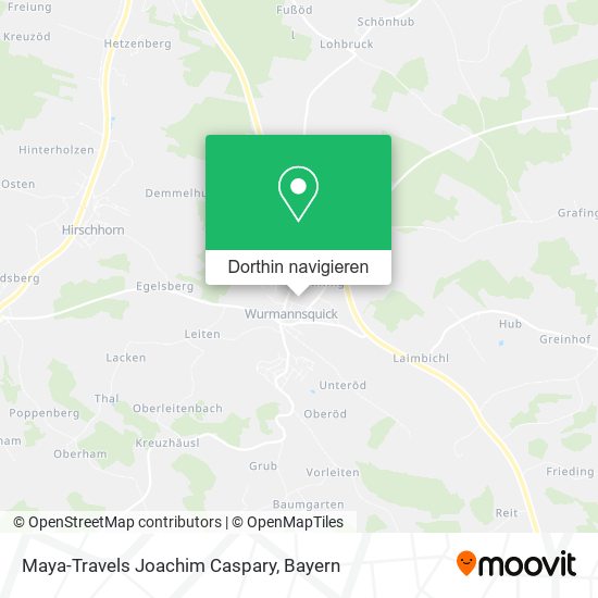 Maya-Travels Joachim Caspary Karte