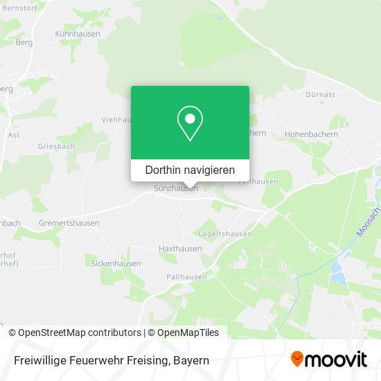 Freiwillige Feuerwehr Freising Karte