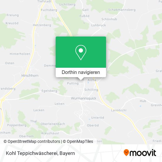 Kohl Teppichwäscherei Karte