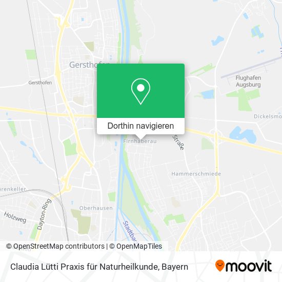 Claudia Lütti Praxis für Naturheilkunde Karte