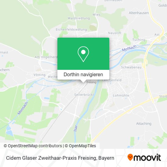 Cidem Glaser Zweithaar-Praxis Freising Karte