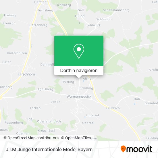 J.I.M Junge Internationale Mode Karte
