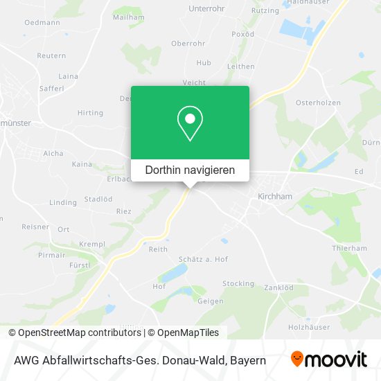 AWG Abfallwirtschafts-Ges. Donau-Wald Karte