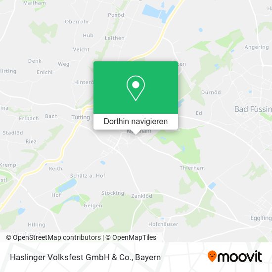 Haslinger Volksfest GmbH & Co. Karte