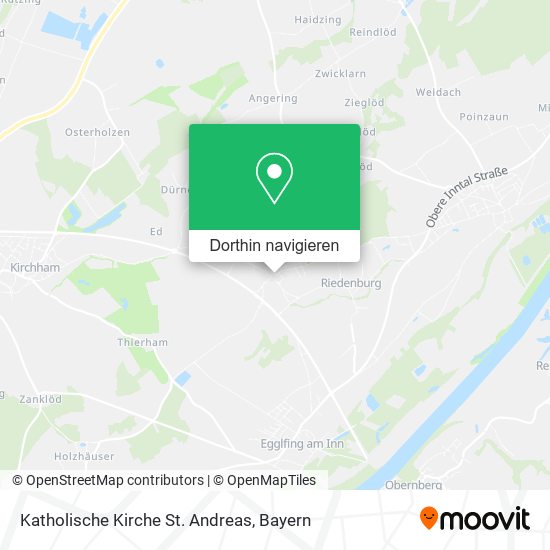 Katholische Kirche St. Andreas Karte