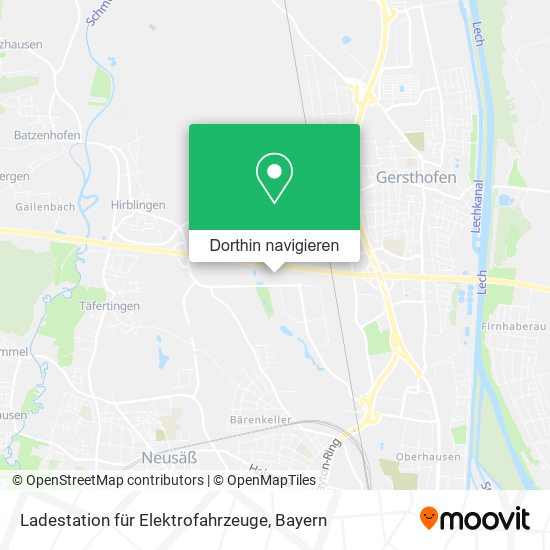 Ladestation für Elektrofahrzeuge Karte
