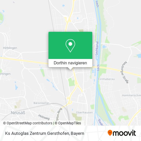 Ks Autoglas Zentrum Gersthofen Karte