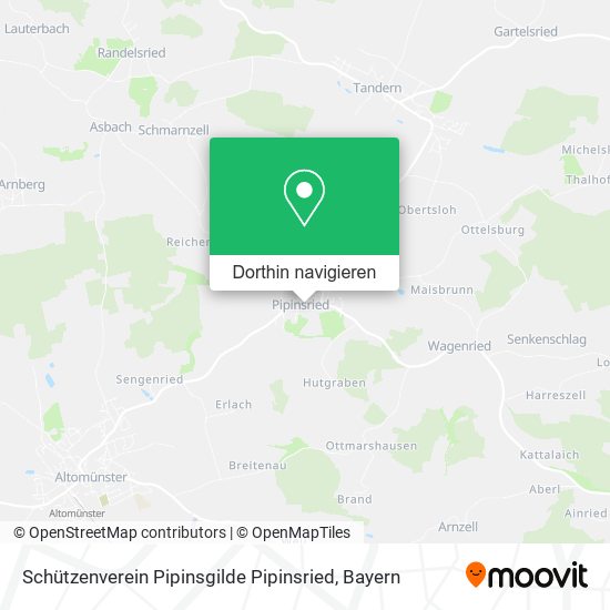 Schützenverein Pipinsgilde Pipinsried Karte