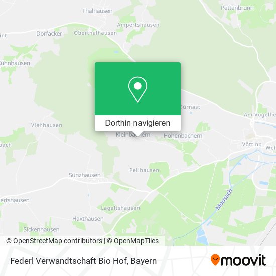 Federl Verwandtschaft Bio Hof Karte