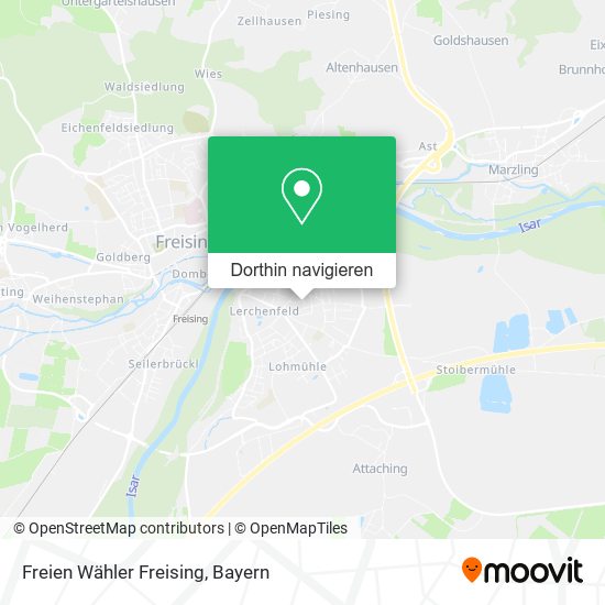 Freien Wähler Freising Karte