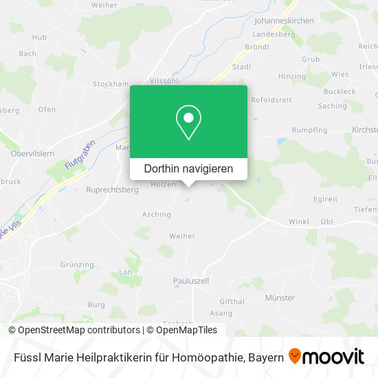 Füssl Marie Heilpraktikerin für Homöopathie Karte
