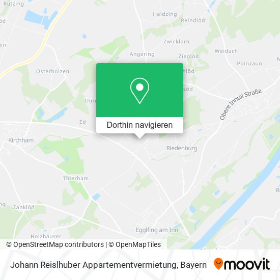 Johann Reislhuber Appartementvermietung Karte