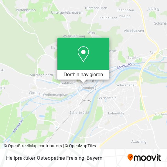 Heilpraktiker Osteopathie Freising Karte