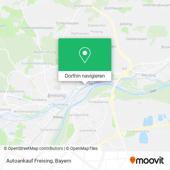 Autoankauf Freising Karte