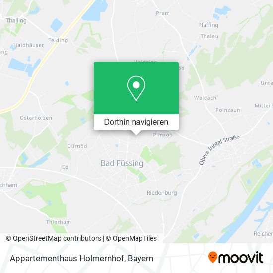 Appartementhaus Holmernhof Karte