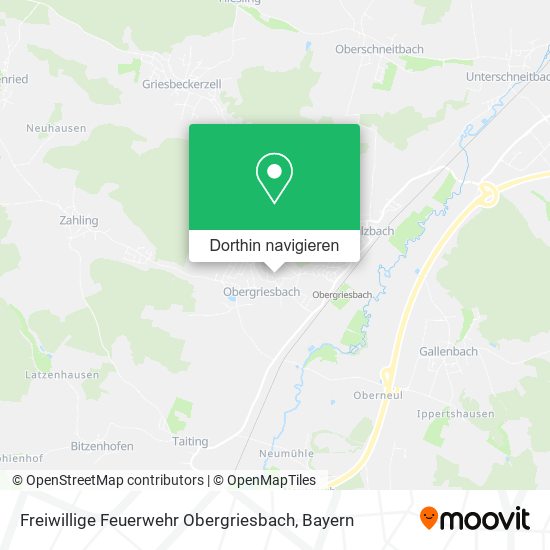 Freiwillige Feuerwehr Obergriesbach Karte