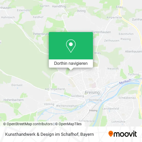 Kunsthandwerk & Design im Schafhof Karte