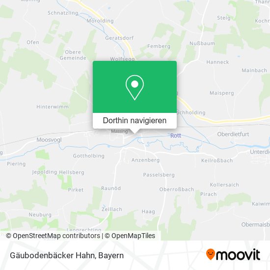 Gäubodenbäcker Hahn Karte