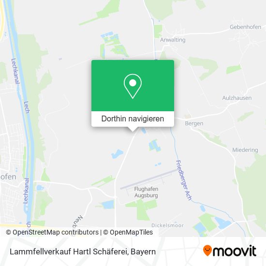 Lammfellverkauf Hartl Schäferei Karte