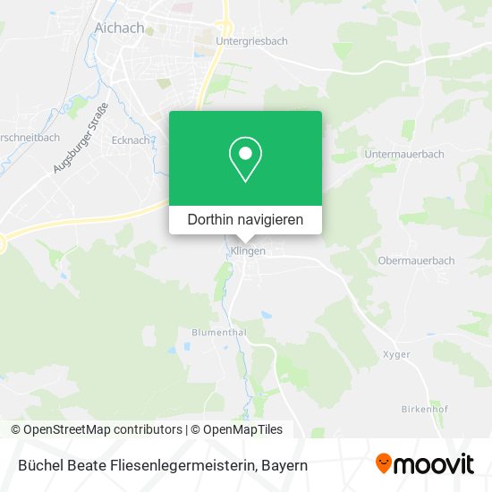 Büchel Beate Fliesenlegermeisterin Karte