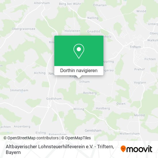 Altbayerischer Lohnsteuerhilfeverein e.V. - Triftern Karte