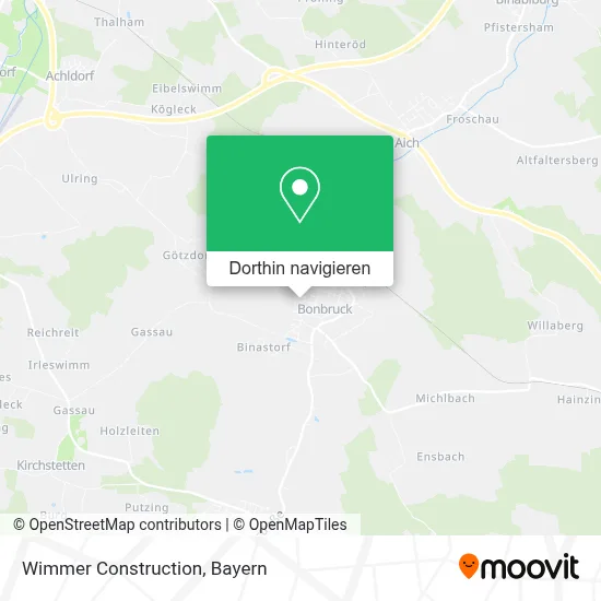 Wimmer Construction Karte
