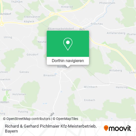 Richard & Gerhard Pichlmaier Kfz-Meisterbetrieb Karte