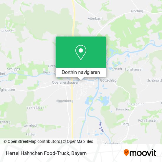 Hertel Hähnchen Food-Truck Karte