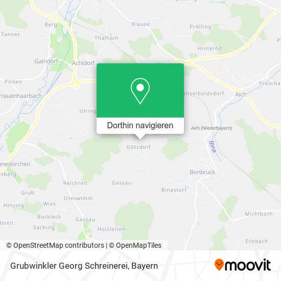 Grubwinkler Georg Schreinerei Karte