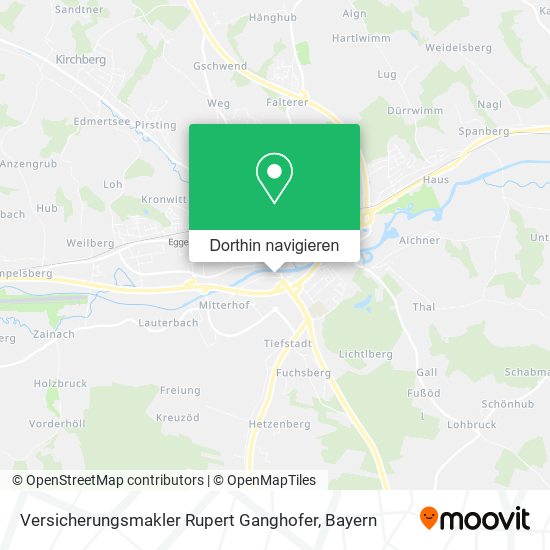 Versicherungsmakler Rupert Ganghofer Karte