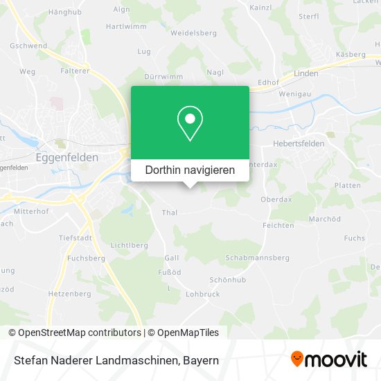 Stefan Naderer Landmaschinen Karte