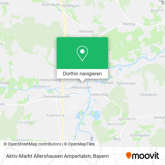 Aktiv-Markt Allershausen Ampertalstr Karte