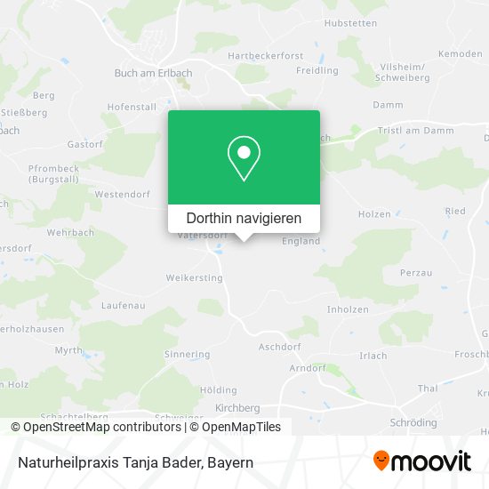 Naturheilpraxis Tanja Bader Karte