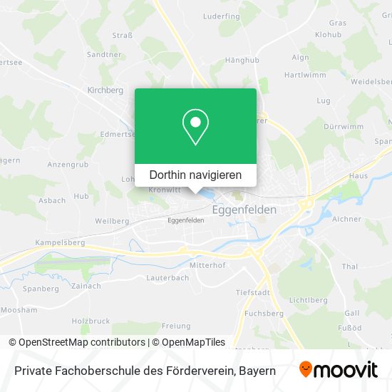 Private Fachoberschule des Förderverein Karte