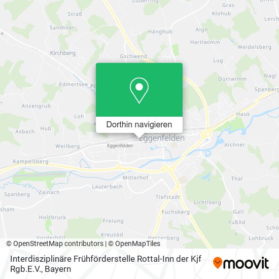 Interdisziplinäre Frühförderstelle Rottal-Inn der Kjf Rgb.E.V. Karte