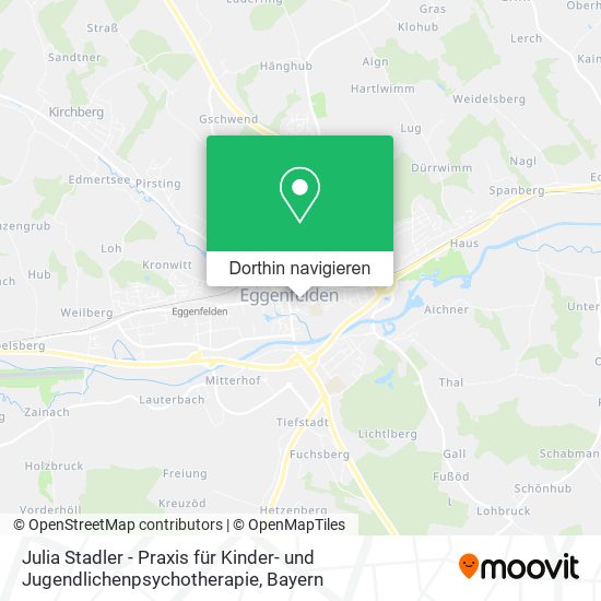 Julia Stadler - Praxis für Kinder- und Jugendlichenpsychotherapie Karte