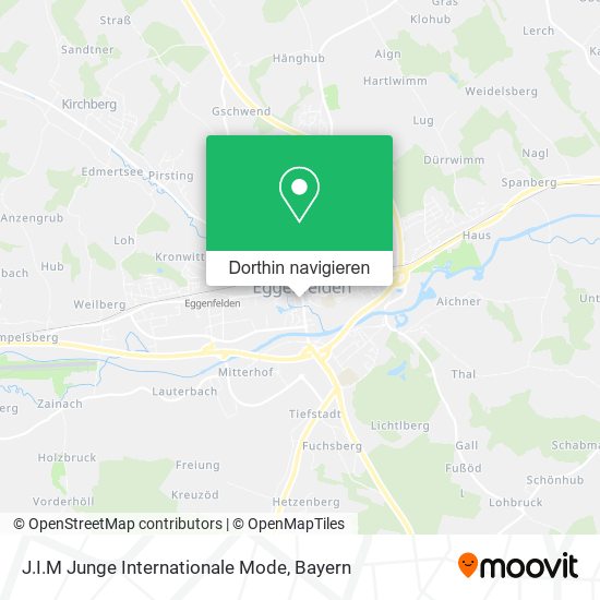 J.I.M Junge Internationale Mode Karte
