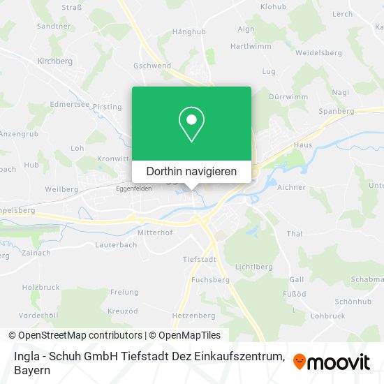 Ingla - Schuh GmbH Tiefstadt Dez Einkaufszentrum Karte