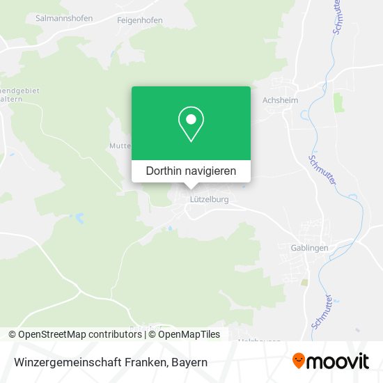 Winzergemeinschaft Franken Karte