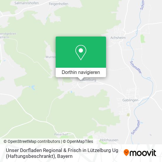 Unser Dorfladen Regional & Frisch in Lützelburg Ug (Haftungsbeschrankt) Karte