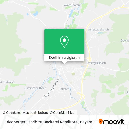 Friedberger Landbrot Bäckerei Konditorei Karte