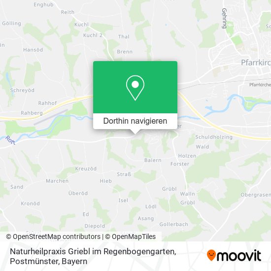 Naturheilpraxis Griebl im Regenbogengarten, Postmünster Karte
