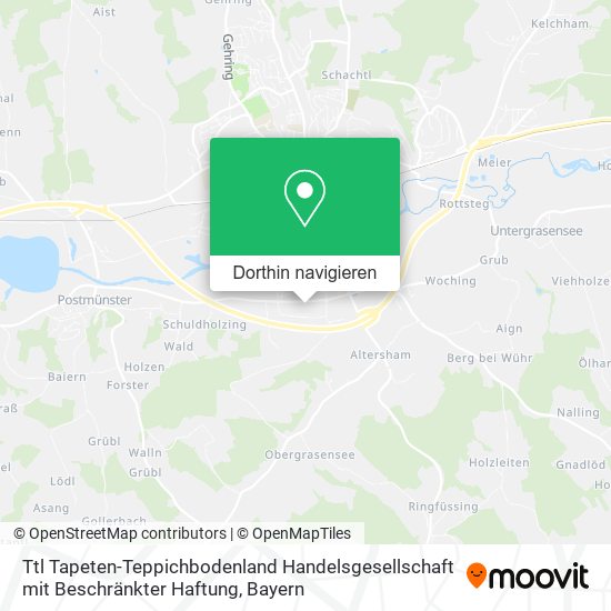 Ttl Tapeten-Teppichbodenland Handelsgesellschaft mit Beschränkter Haftung Karte