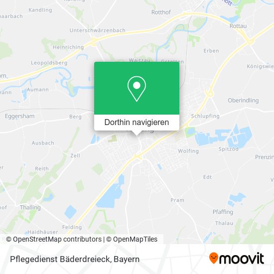 Pflegedienst Bäderdreieck Karte