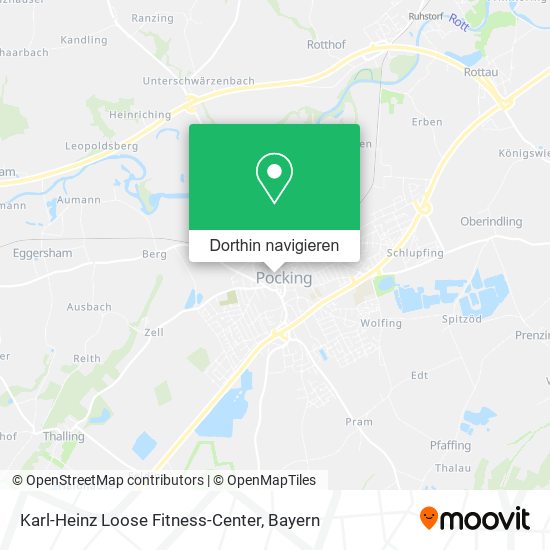 Karl-Heinz Loose Fitness-Center Karte