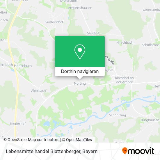 Lebensmittelhandel Blattenberger Karte