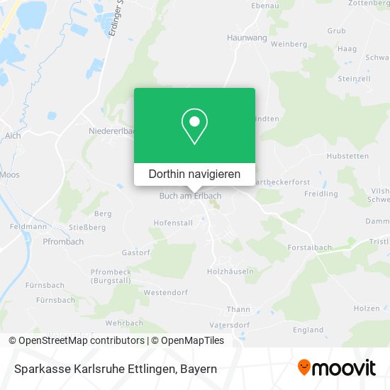 Sparkasse Karlsruhe Ettlingen Karte
