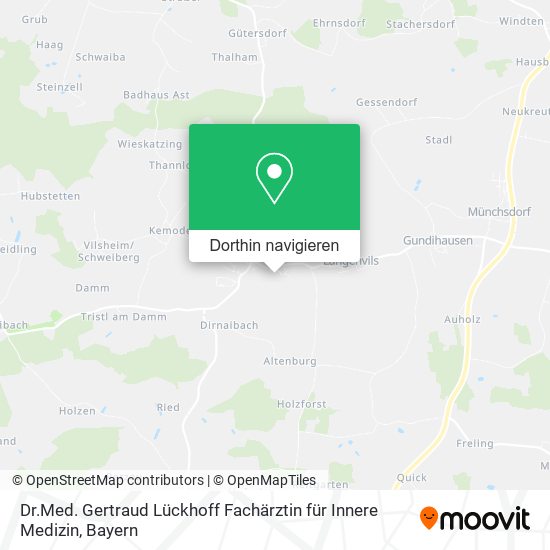 Dr.Med. Gertraud Lückhoff Fachärztin für Innere Medizin Karte