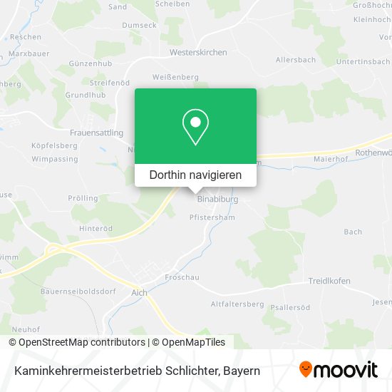 Kaminkehrermeisterbetrieb Schlichter Karte